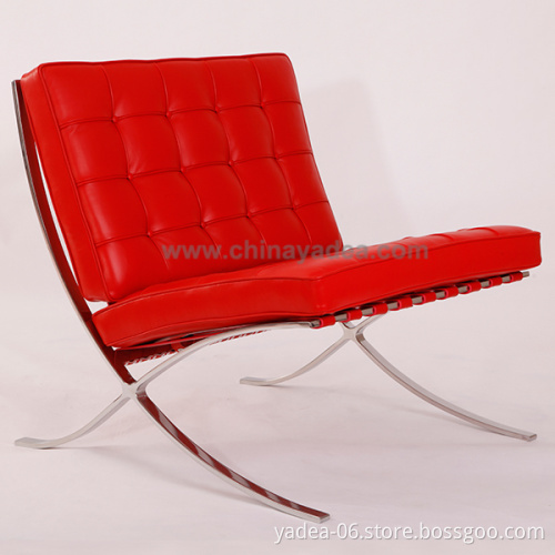 Italy Style barcelona chair and footstool Office furniture chair